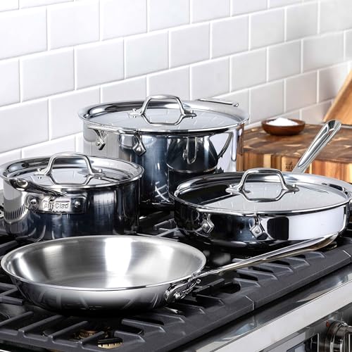 D3® Stainless Steel 7 Piece Cookware Set