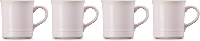 Le Creuset Stoneware Set of 4 Mugs, 14 oz. each, Shallot
