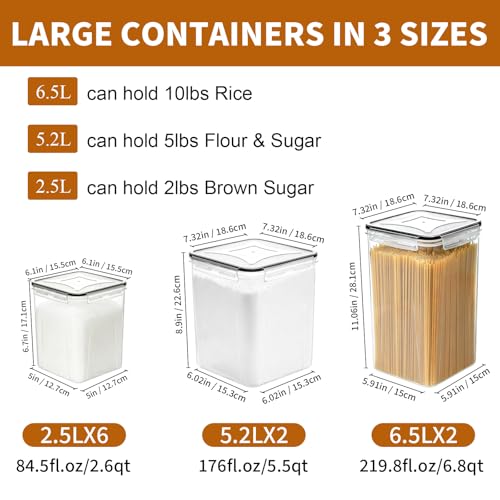 Flour Sugar Storage Containers