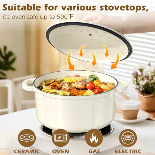 Enameled Cast Iron Dutch Oven