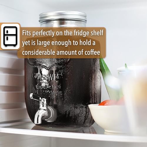 BTaT 1 Gallon Cold Brew Coffee Maker (Gold)
