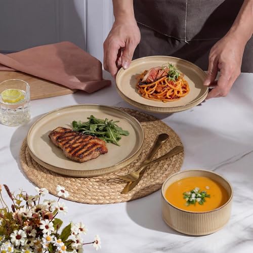 Stoneware Dinnerware Sets for 2