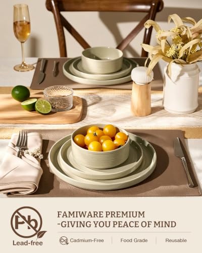 Stoneware Dinnerware Sets (18 Count)