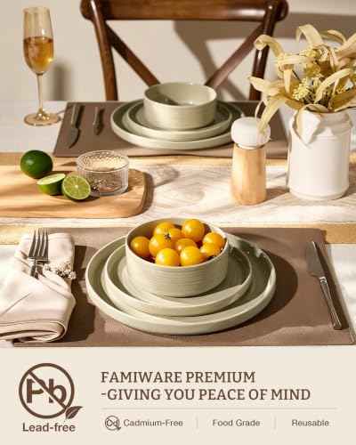 Stoneware Dinnerware Sets (24 Count)