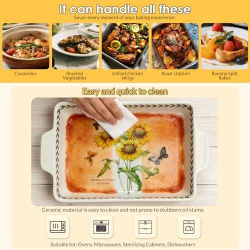Ceramic Casserole Dish for Oven