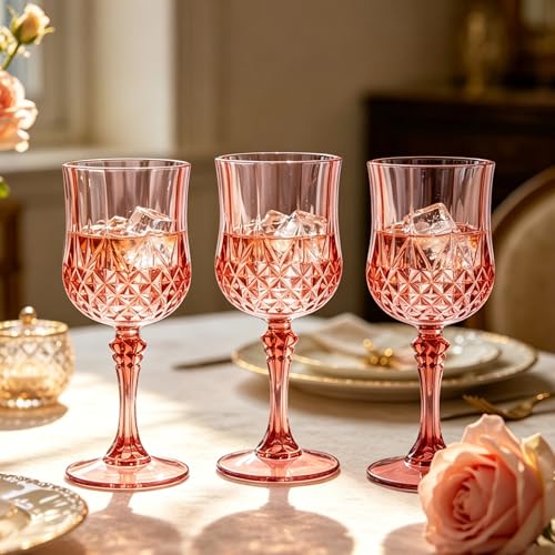 24Pack Plastic Wine Glasses (24 Count)