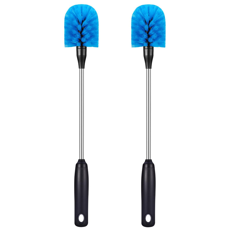 Stainless Steel Bottle Brush with Replaceable Head (2 Count)