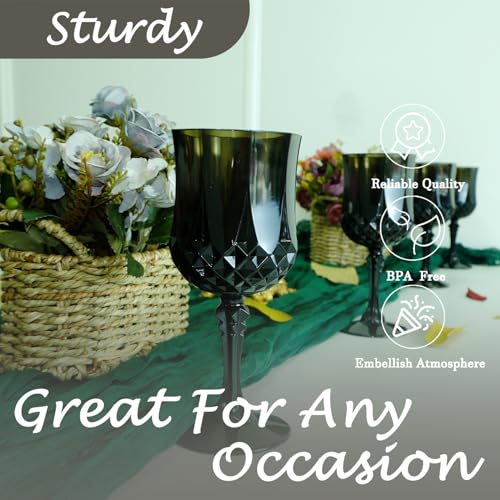 24Pack Plastic Wine Glasses (24 Count)