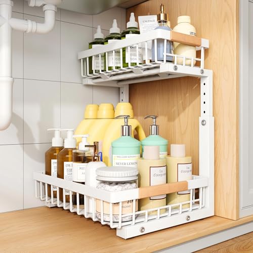 Under Sink Organizer (Small-1-Pack / White)