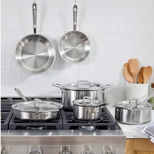 D5® Stainless Steel Core 10 Piece Cookware Set (10 Count)