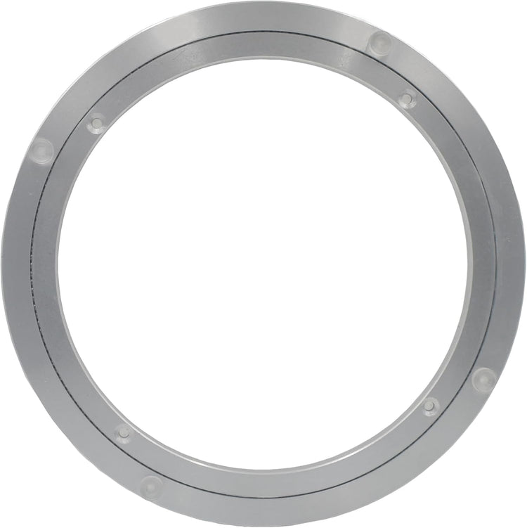 Lazy Susan Bearing Rotating Turntable Bearings Swivel Plate Hardware Aluminum Metal for Dining-Table and Workbench (10 Inchs) … …