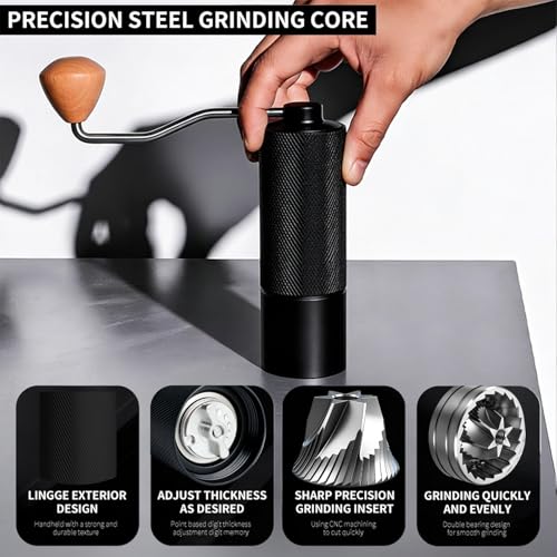 Manual Coffee Grinder (Style A-Black)