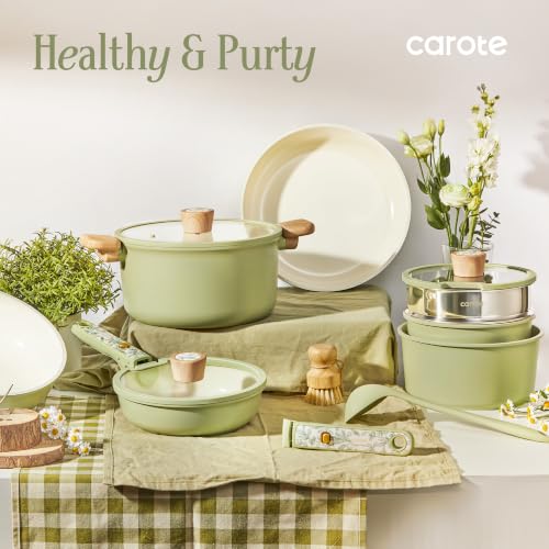 25pcs Ceramic Cookware Sets