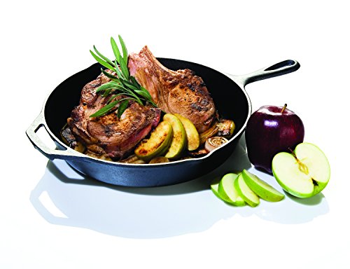 Seasoned Cast Iron 3 Skillet Bundle. 12 Inches and 10.25 Inches with 8 Inch Set of 3 Cast Iron Frying Pans