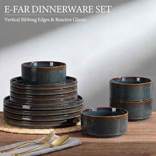Stoneware Dinnerware Sets for 2