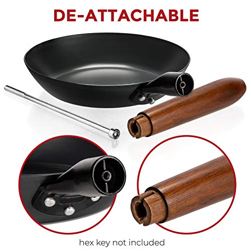 7.9" Pre Seasoned Carbon Steel Frying Pan (7.9 inches)