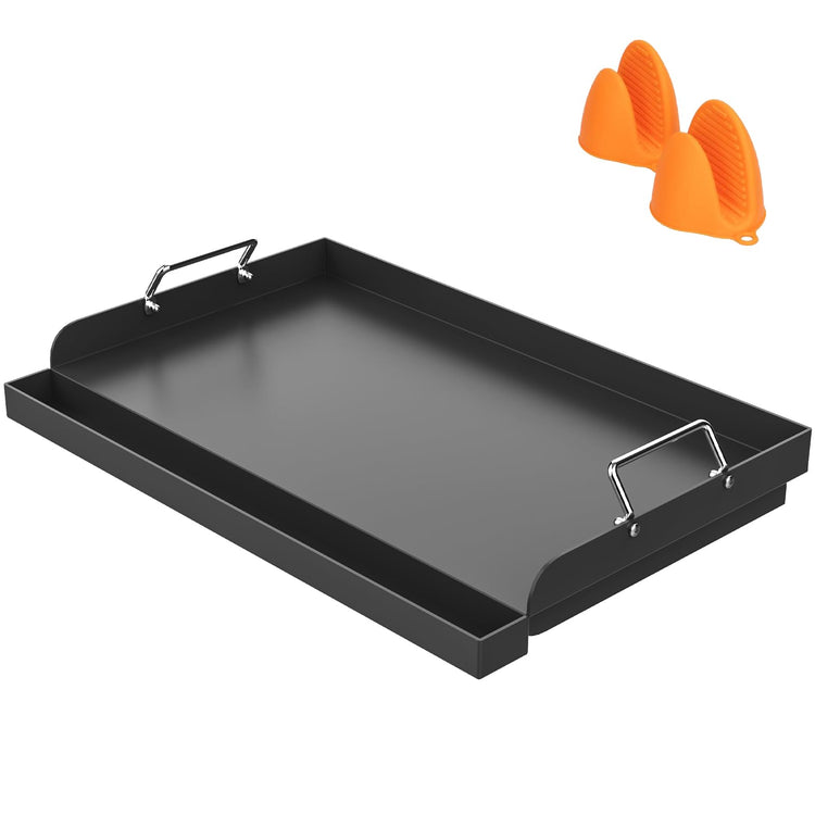 25"x16" Nonstick Griddle for Gas & Charcoal Grills Universal Fit
