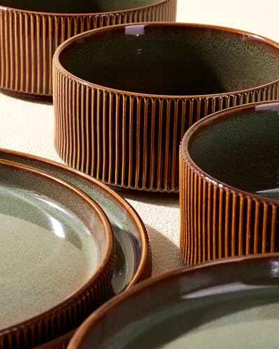Stoneware Dinnerware Sets (24 Count)
