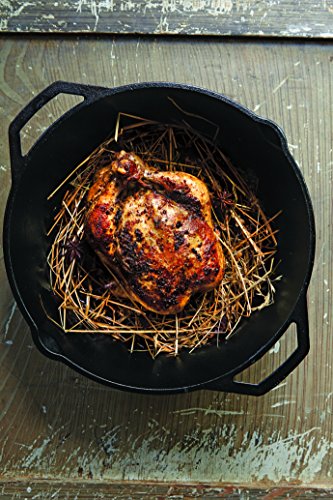 Pre Seasoned Cast Iron Skillet with Dual Loop Handles (17 Inch)