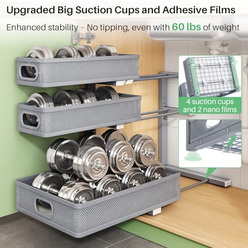 Under Sink Organizer (Gray / 1 Pack)