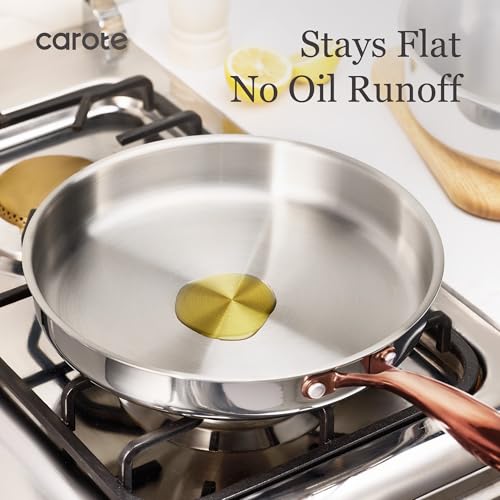 21pcs Tri Ply Stainless Steel Cookware Set