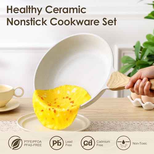 23 PCS Nonstick Ceramic Cookware Set