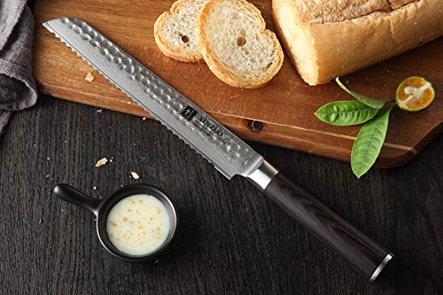 67 Layers Damascus Bread Slicing Knife