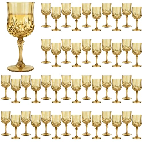 48Pack Plastic Wine Glasses (48 Count)