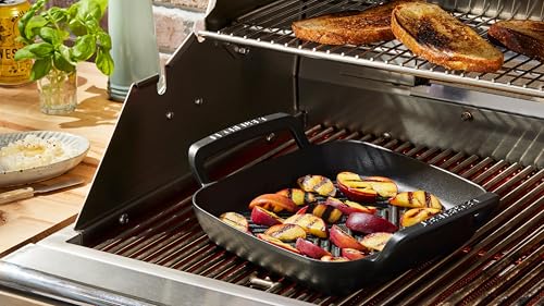 Enameled Cast Iron Square Grill Pan