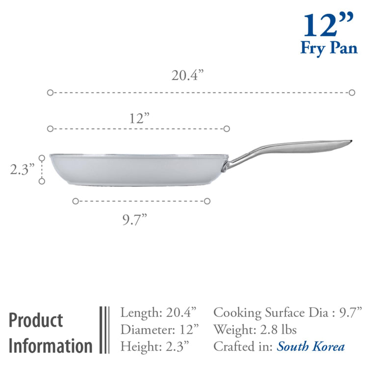 CeraTerra Ceramic Nonstick Frying Pan Skillet