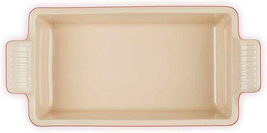 Le Creuset Stoneware Heritage Loaf Pan, 9" x 5" x 3" (1.5 qt.), Cerise