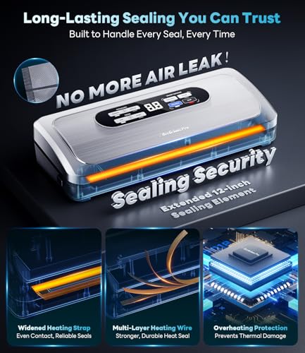Vacuum Sealer Machine with AirLock ProSeal System