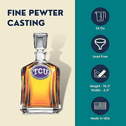 TCU Capitol Decanter