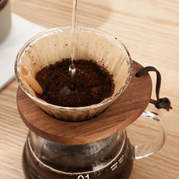 Wooden Coffee Dripper Stand Coffee Maker Stand