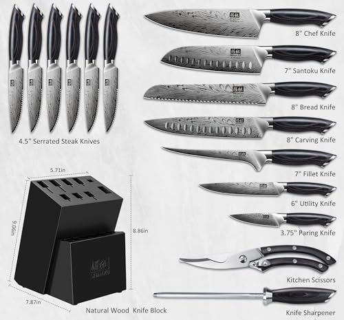 16 Pieces Knife Set (16 Count)
