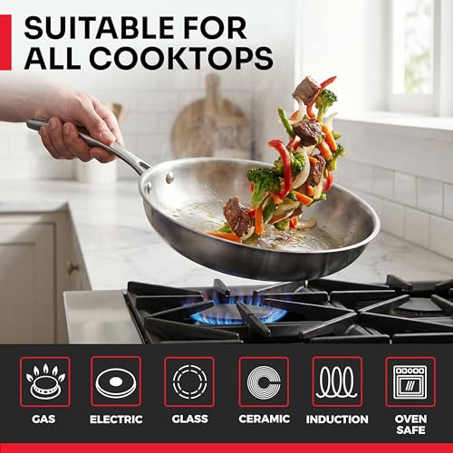 Mueller 17 Piece Stainless Steel Pots and Pans Set