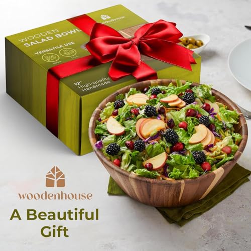 Wooden Salad Bowl (Round / 1 Piece)