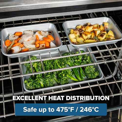 Premium Nonstick Ceramic Baking Sheet Pan Set (3 Count)