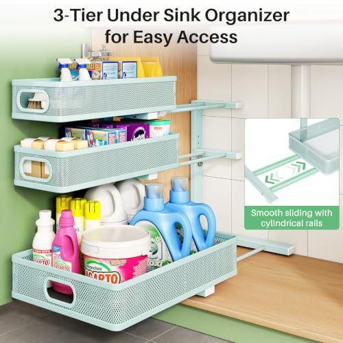 Under Sink Organizer (LightBlue / 1 Pack)