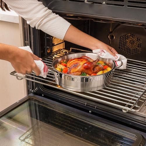 s Commercial Capsule Technology Stainless Steel Kitchen Pots and Pans Set