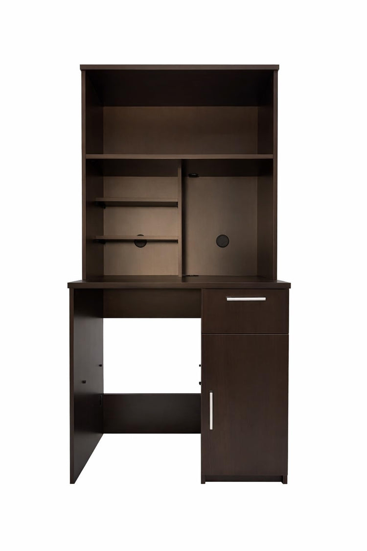 Compact Fridge and Microwave Space Hutch Cabinet