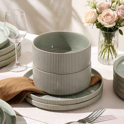 Stoneware Dinnerware Sets for 4 (12 Count)