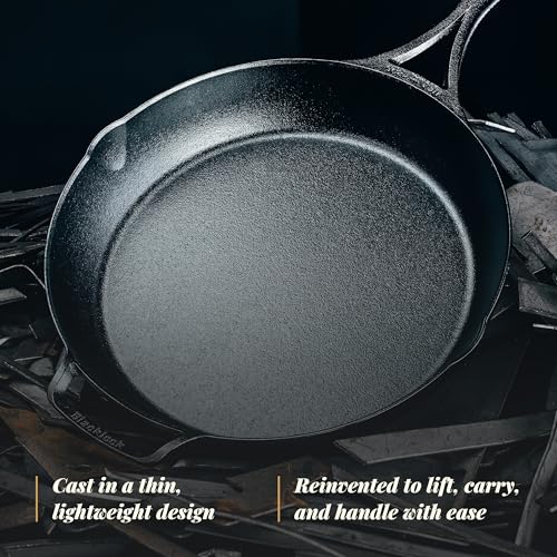 Blacklock 12 Inch Lightweight Cast Iron Skillet (12" (Pack of 1))