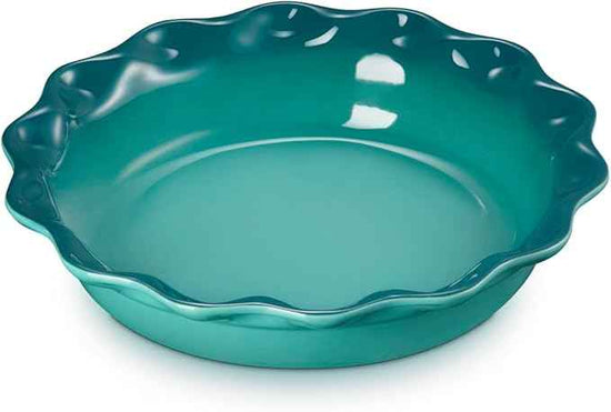Le Creuset Stoneware 9" Heritage Pie Dish, Riviera
