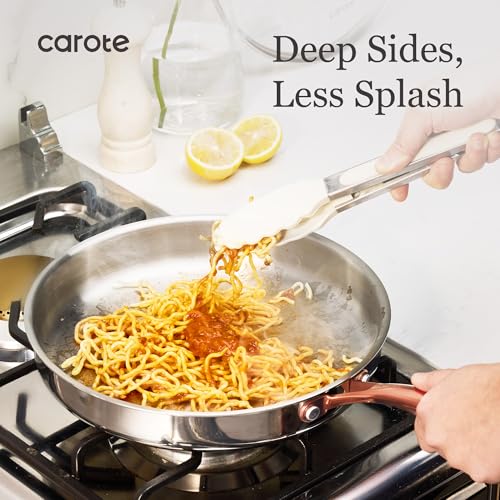 10" Tri Ply Stainless Steel Frying Pan