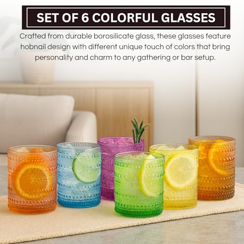 Hobnail Drinking Glasses (6 Count)