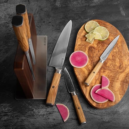 Magnetic Kitchen Knife Block Set (7 Count)