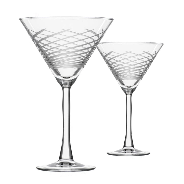 Cyclone 10 Ounce Martini Glasses (2 Count)