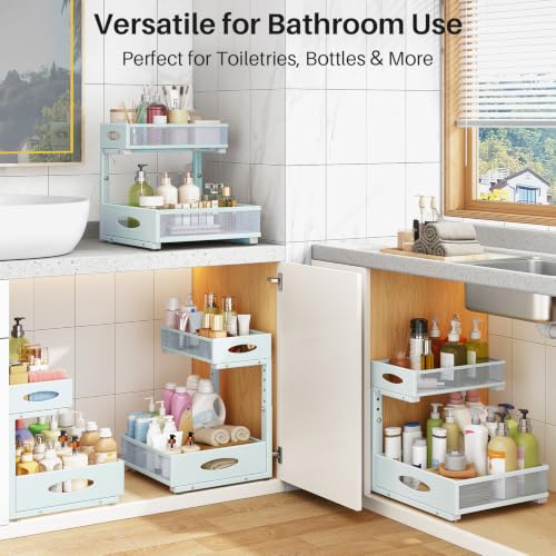 Under Sink Organizer (Blue / 2-Pack)
