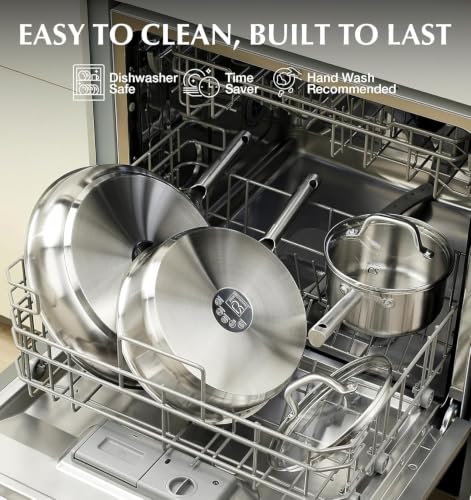 Stainless Steel Cookware Set 23 PCS With 5